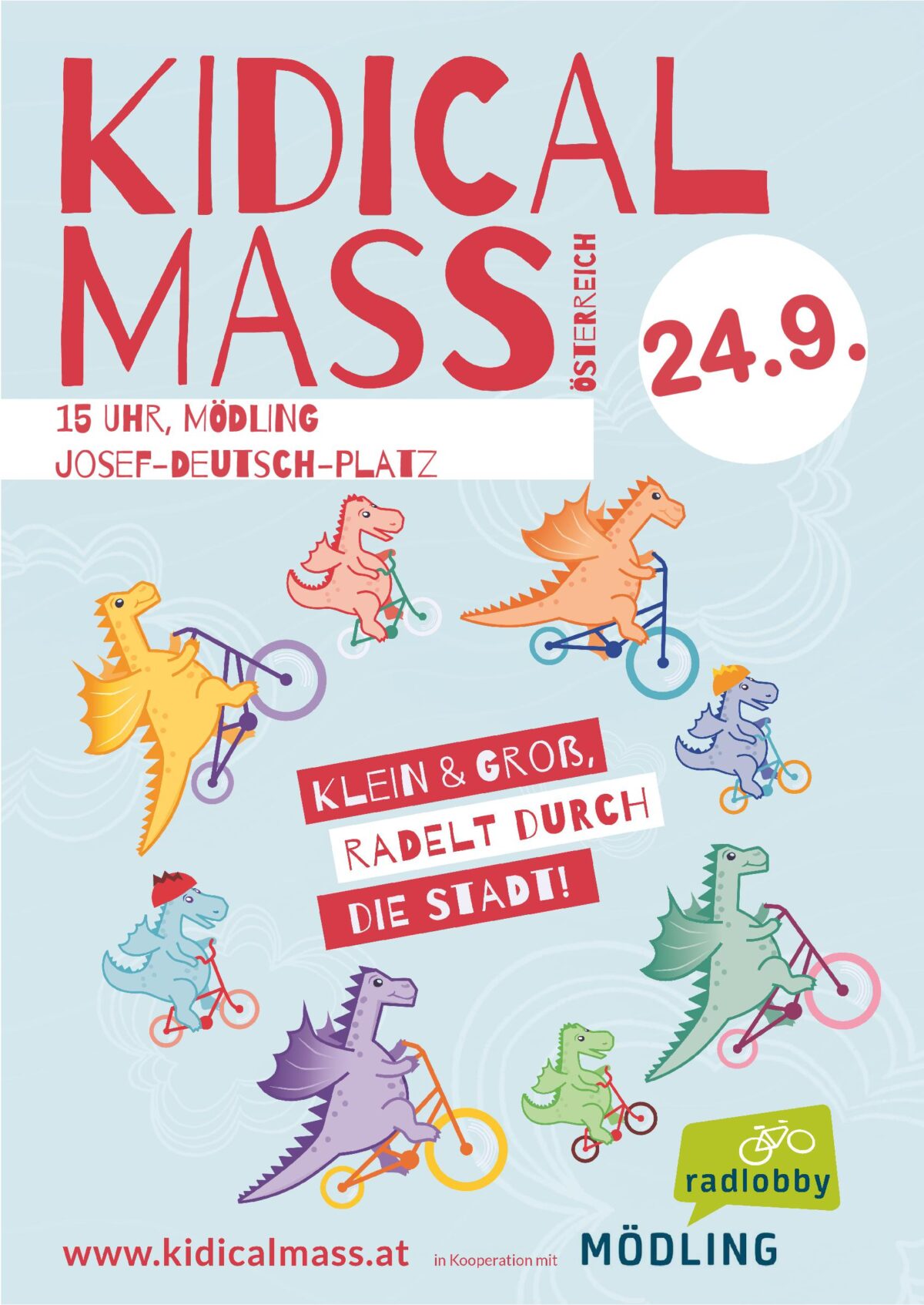 24.09.2022 – „KidicalMass“-Radparade in Mödling
